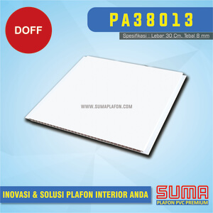 Plafon PVC Putih Doff