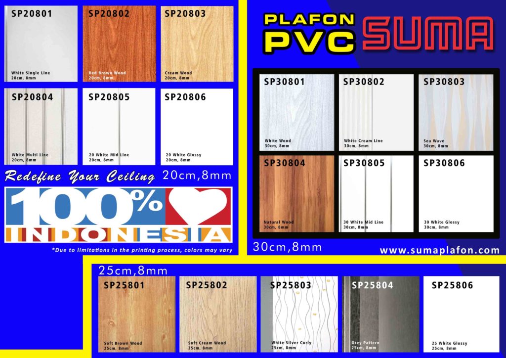  Harga  Plafon  PVC  Per  Dus  Premium PVC  Suma Plafon 