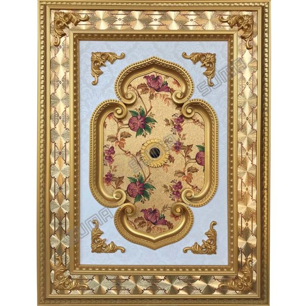 ORNAMEN PLAFON RECTANGLE GOLD