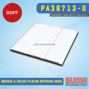 Plafon PVC Putih Doff Drain